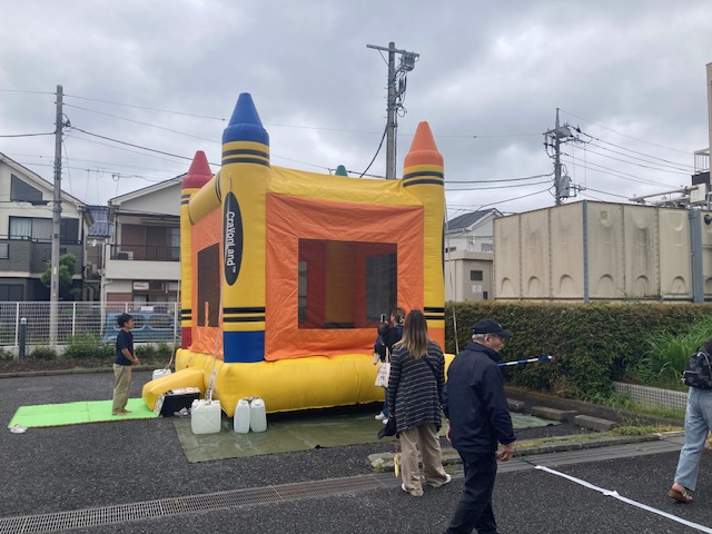 エアドーム稼働中